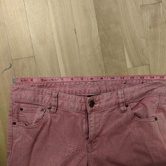 Low rise Pink and white Amarni jeans size 4 - Picture 4 of 6